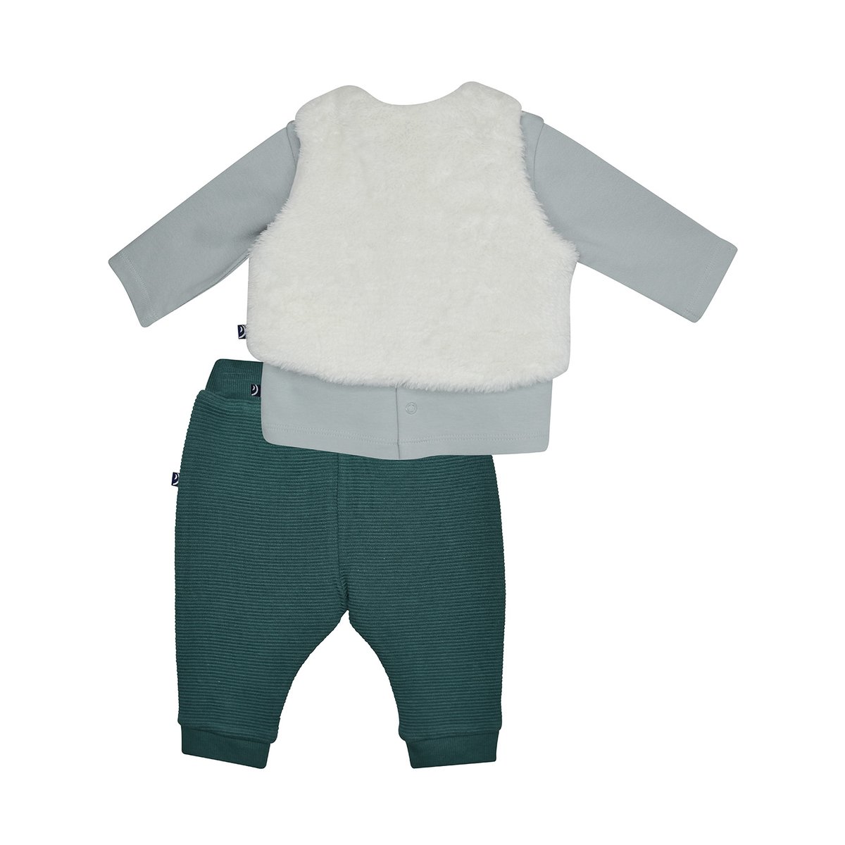 Tshirt pantalon debardeur marin maille vert, SUCRE D'ORGE