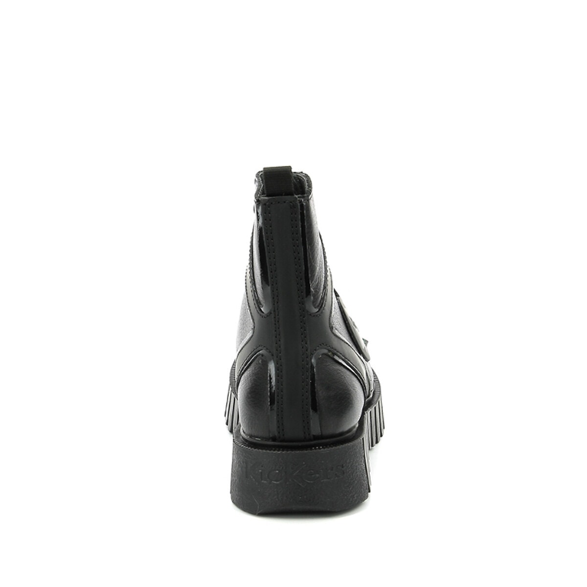 Boots cuir Kick Fabulous, plateforme noir, KICKERS