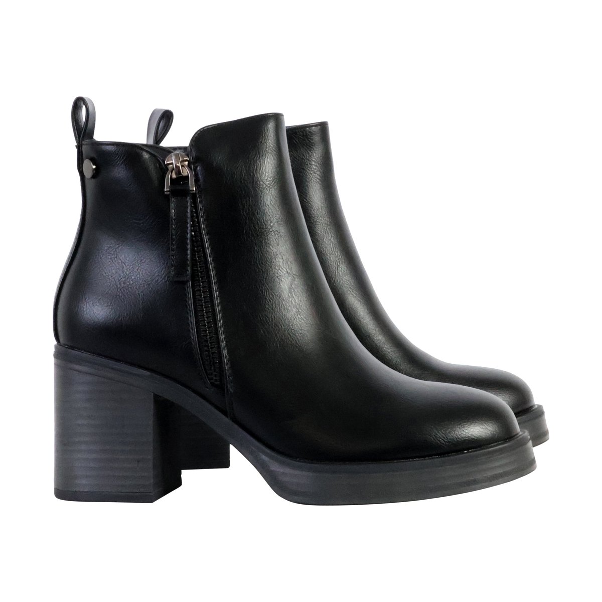 Bottines à Zip noir, THE DIVINE FACTORY