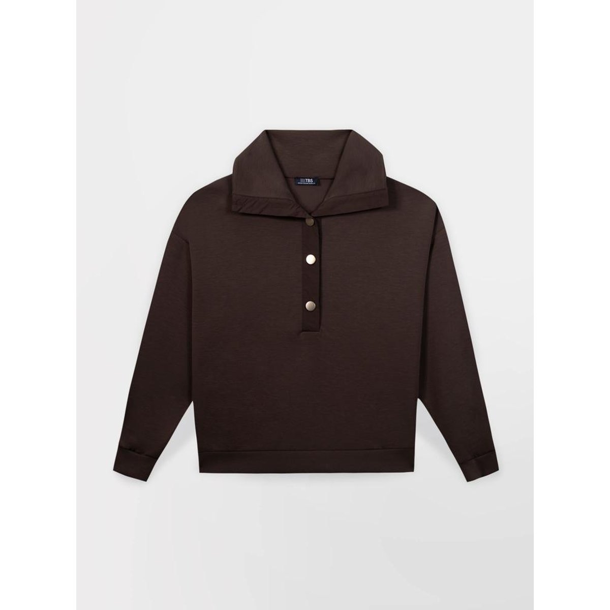 Pull col camionneur NOELYCAM brun, TBS