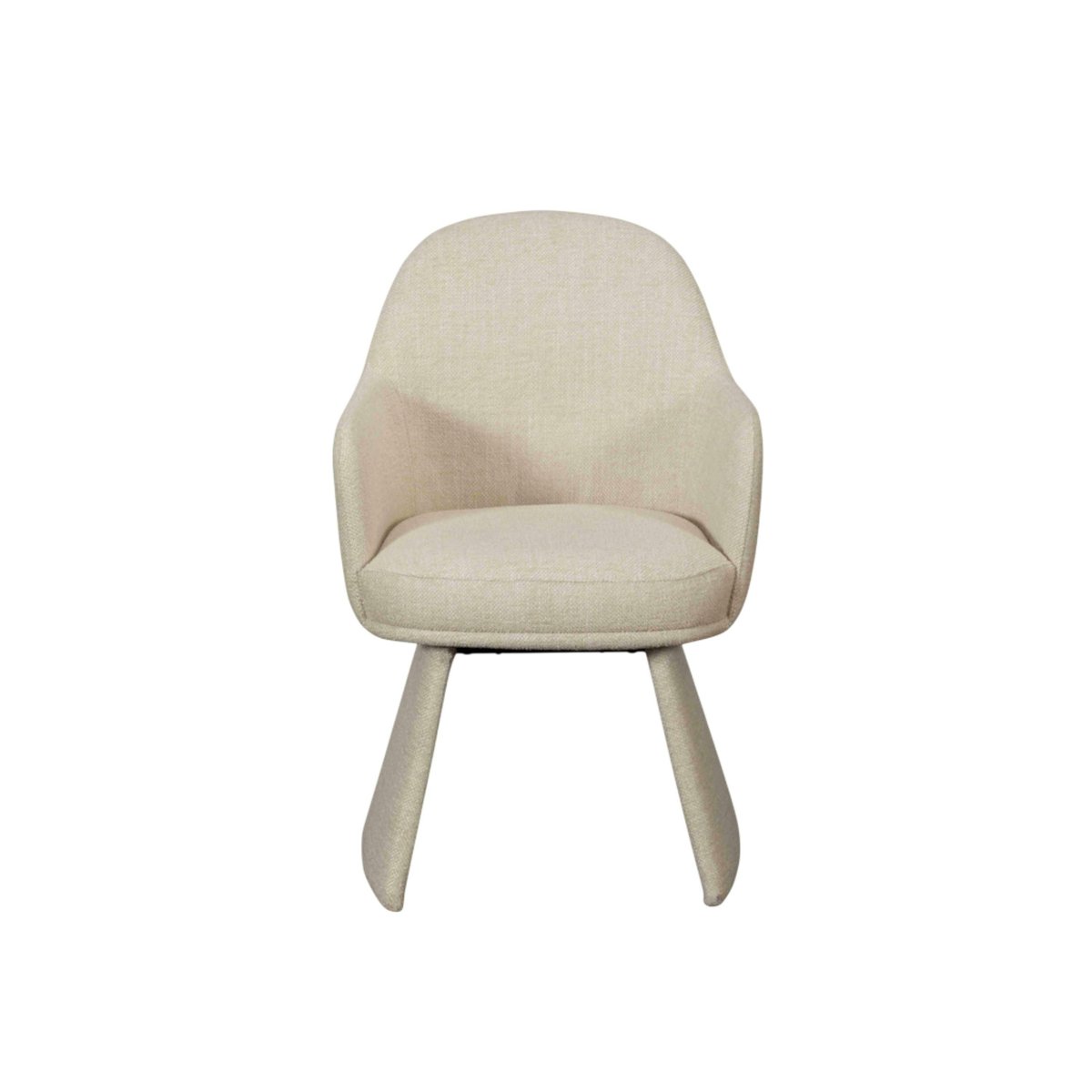 Fauteuil de table beige à assise rembourrée (lot de 2) TREVI beige, PIER IMPORT