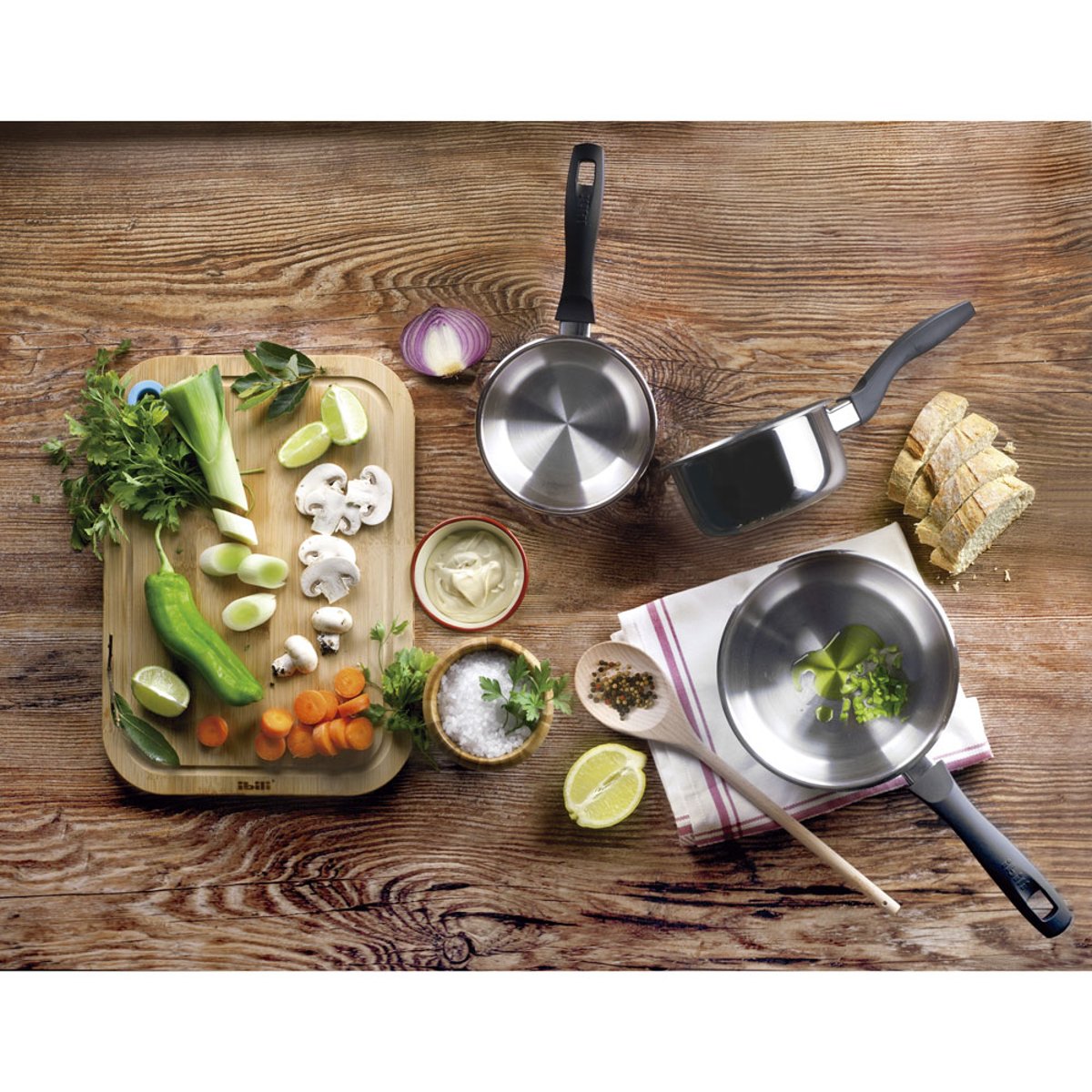 Casserole inox induction 12 cm argent / métallique, IBILI