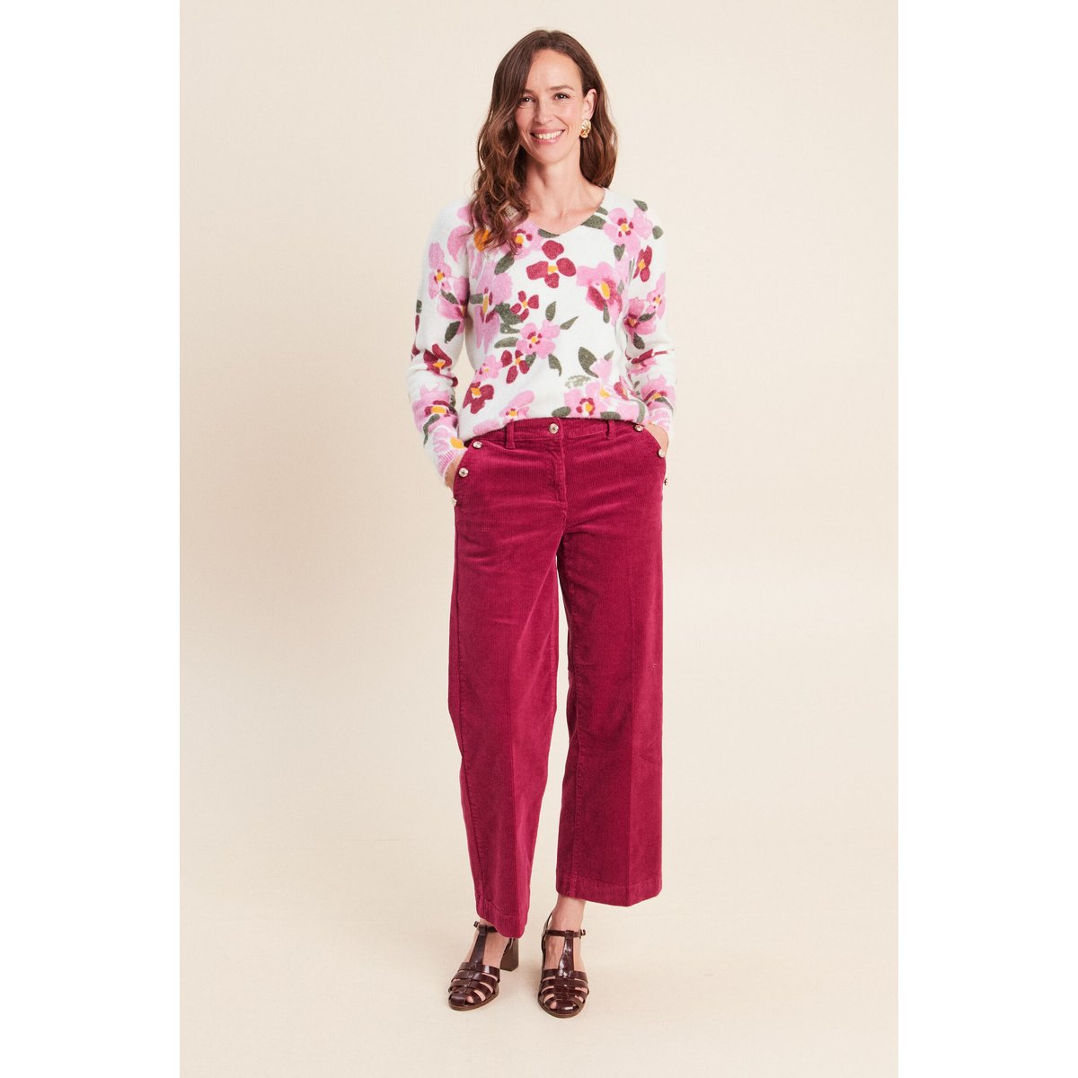 Pull manches longues multicolore, BREAL