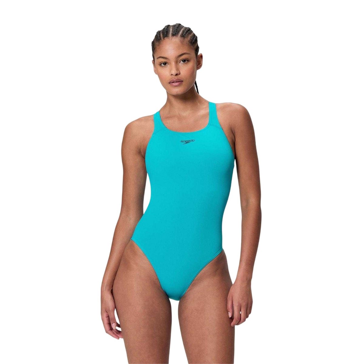 Maillot de bain uni 1 pièce MEDALIST bleu, SPEEDO