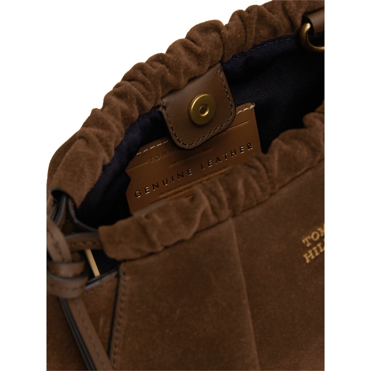 Suede Crossbody Bag brown, TOMMY HILFIGER