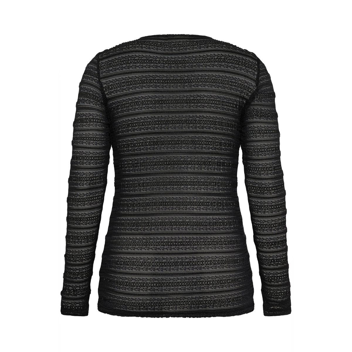 T-shirt à manches longues noir black deep, KAFFE CURVE
