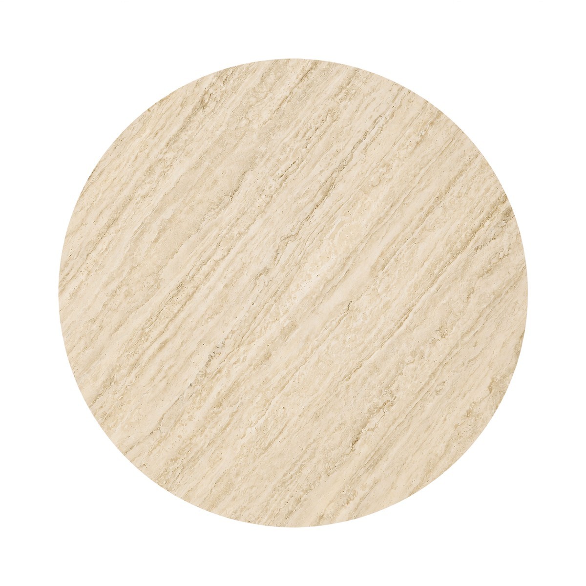 Table basse ronde - AGATE travertin, CALICOSY