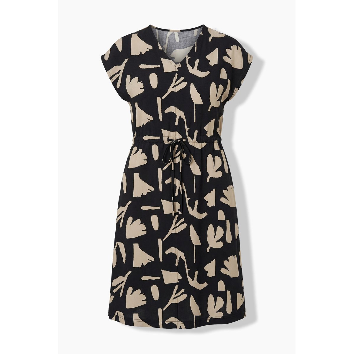 Robe maxi à fleurs noir, ULLA POPKEN