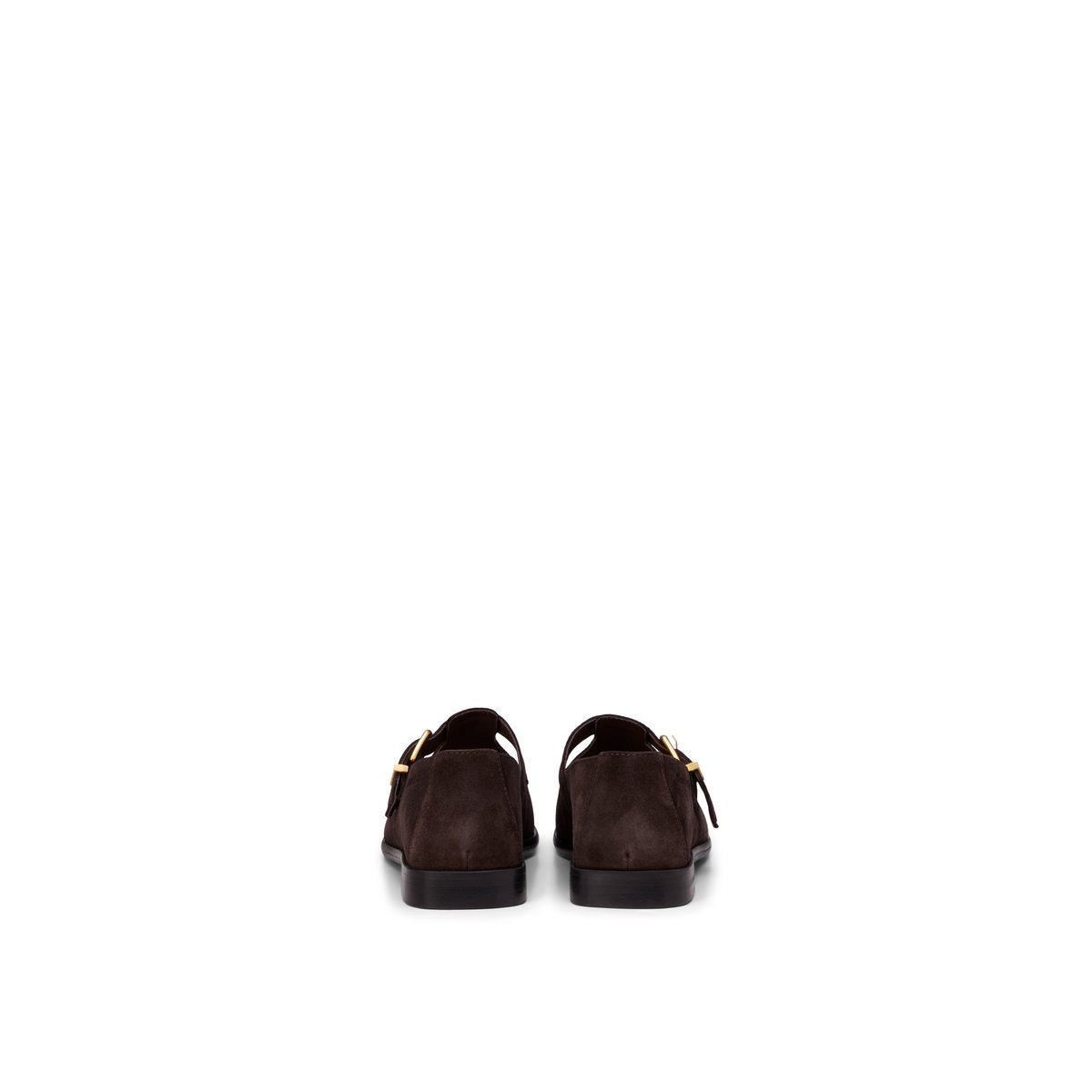 Mary-Jane Loafer Modèle Fiona en cuir velours doux marron, MARC O'POLO