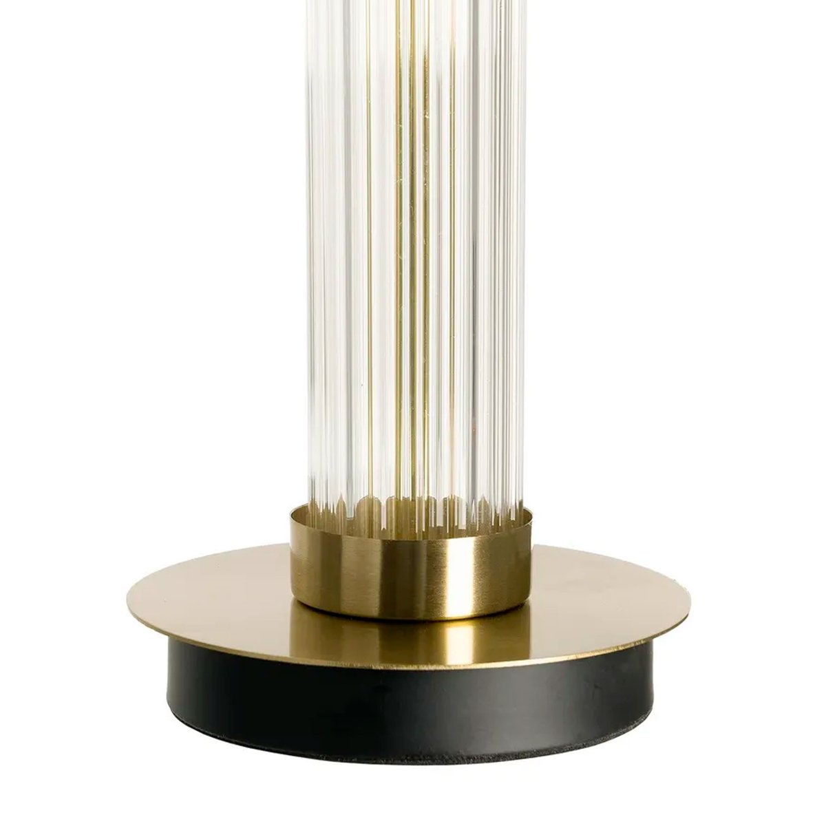 Lampe à poser métal doré et verre 30x30x53.5cm doré, WADIGA