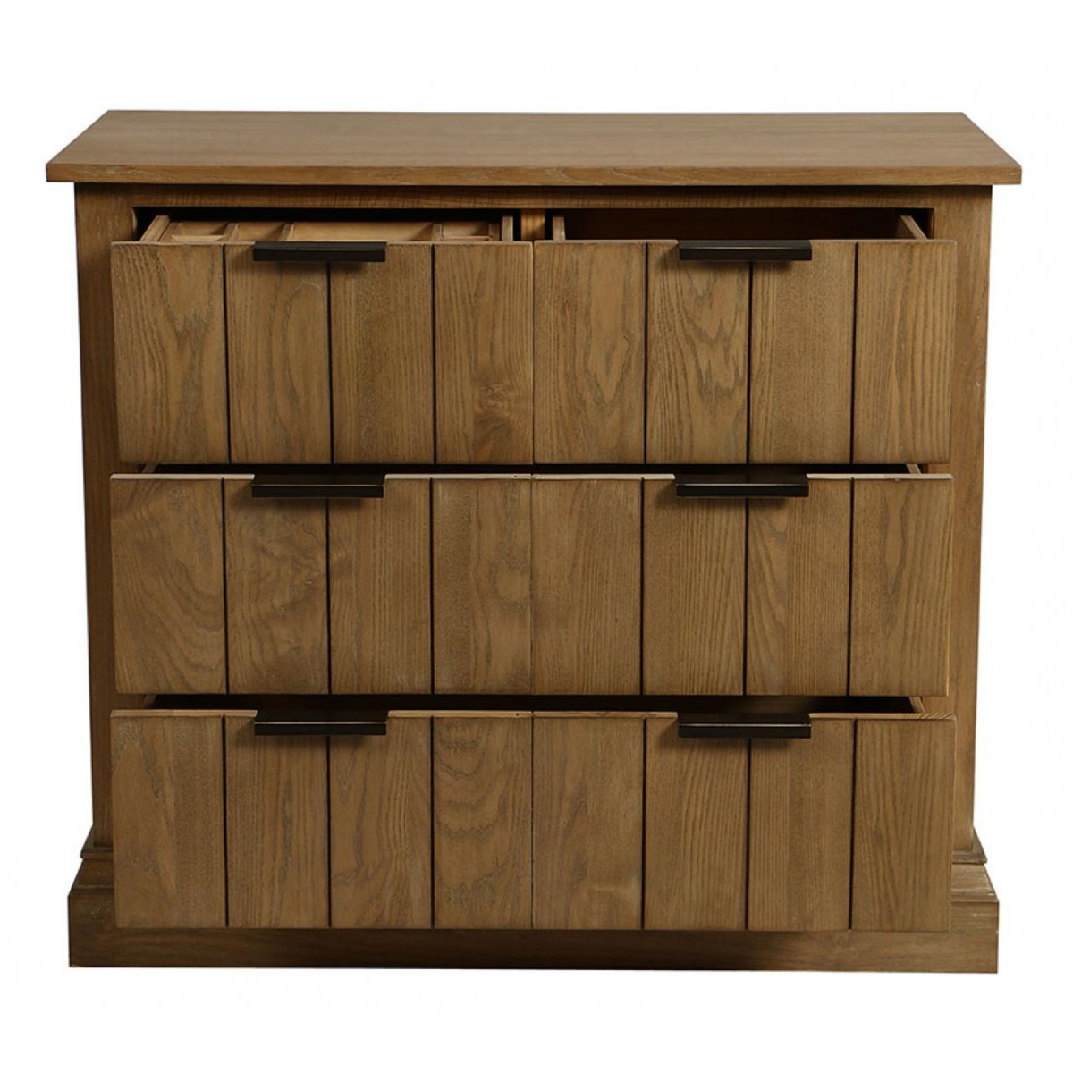 Commode 3 tiroirs - DEMEURE marron, INTERIOR'S