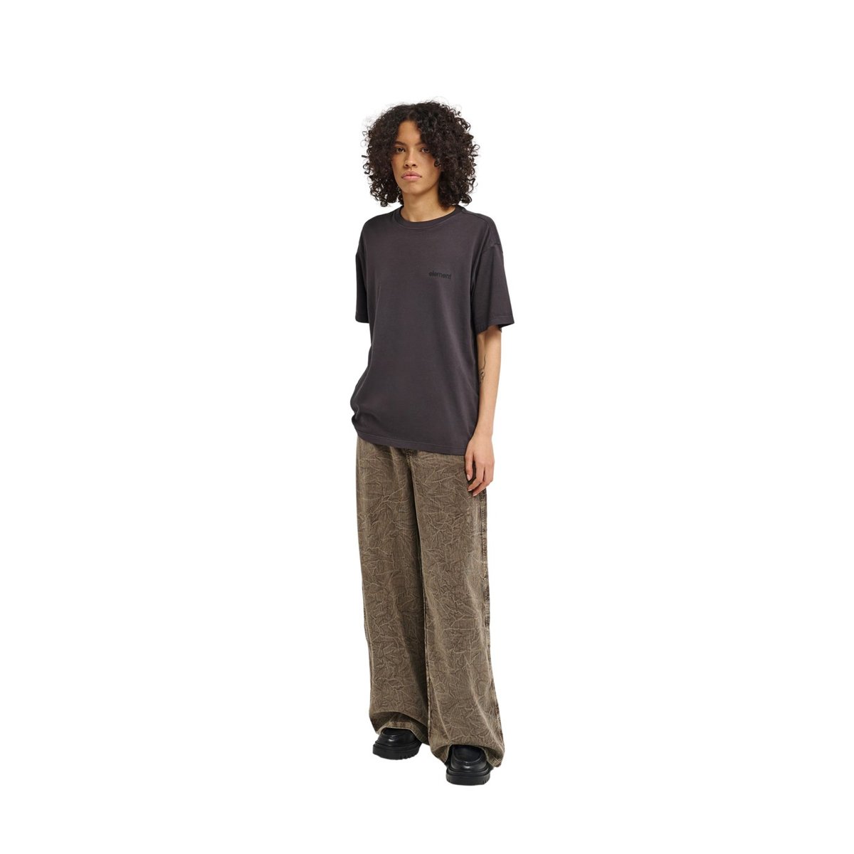 Pantalon en velours 365 WIDE marron stone gray, ELEMENT
