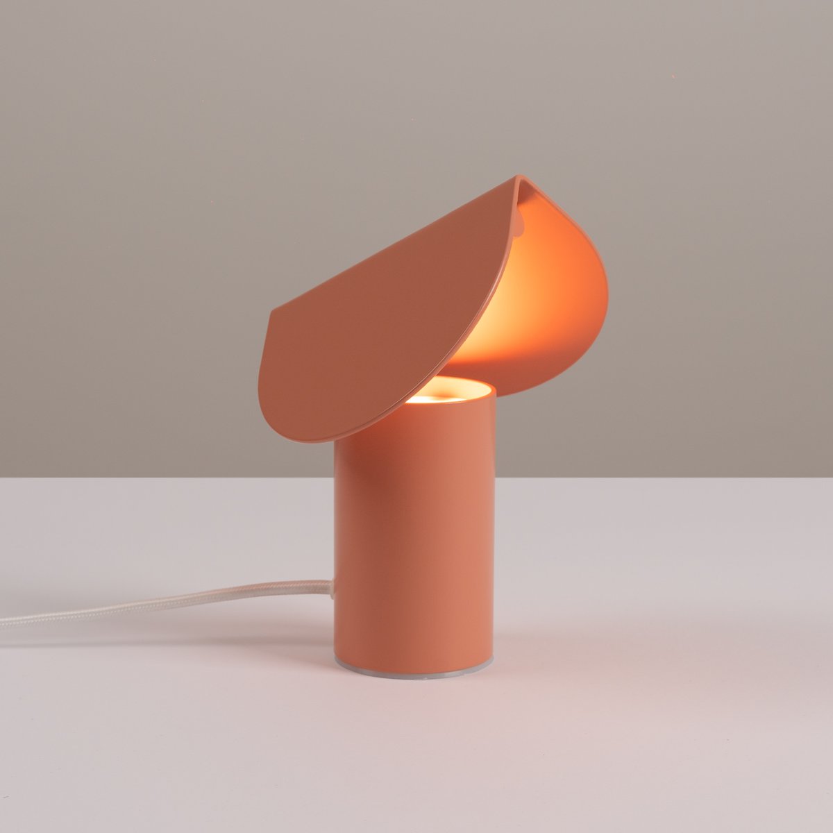 Lampe de bureau Aluminium Pêche LED 1 Biscuit pêche, EDEN