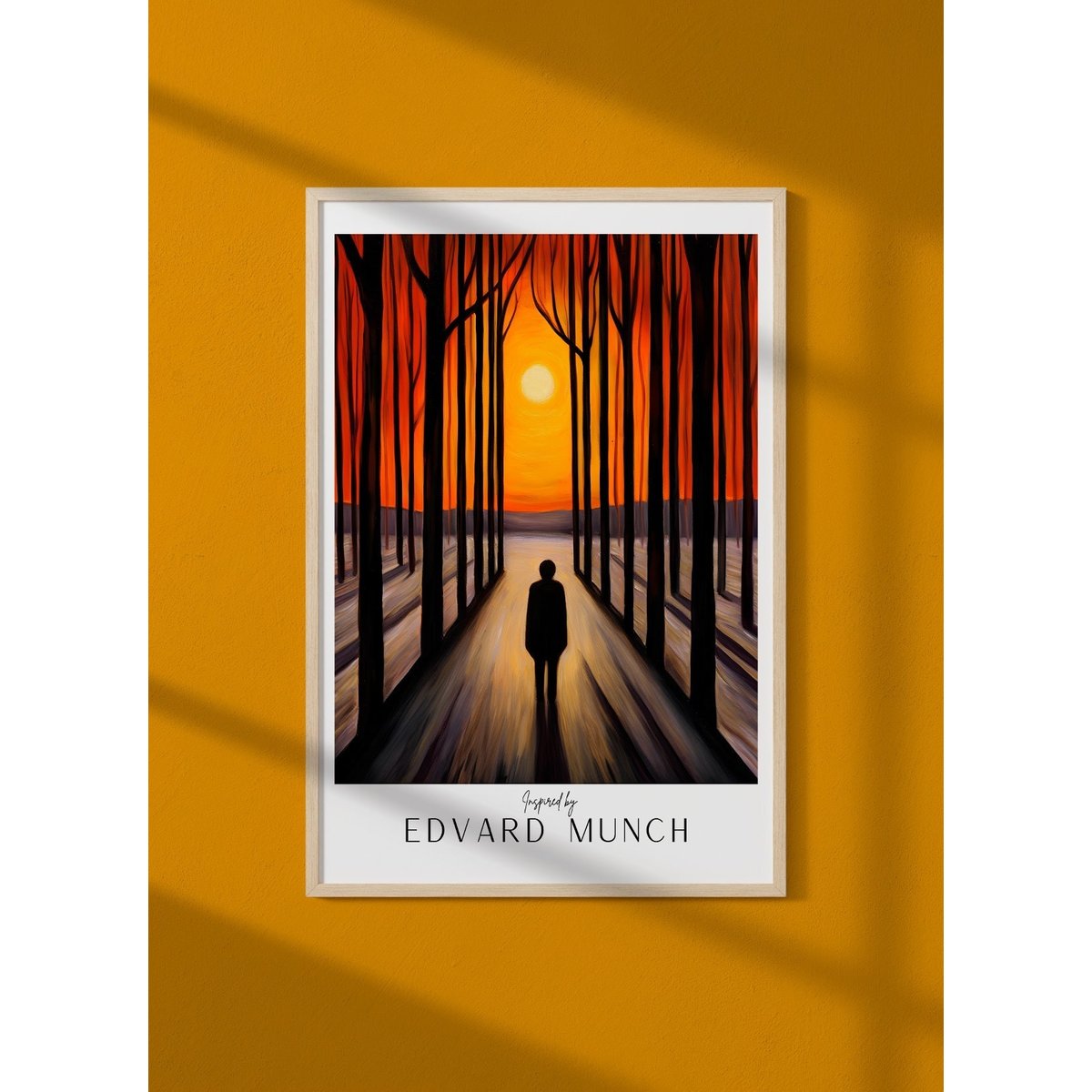 Affiche Edvard Munch n°13 blanc, L'AFFICHERIE