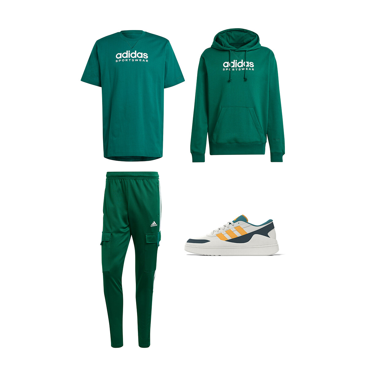 T-shirt manches courtes All SZN vert, ADIDAS SPORTSWEAR