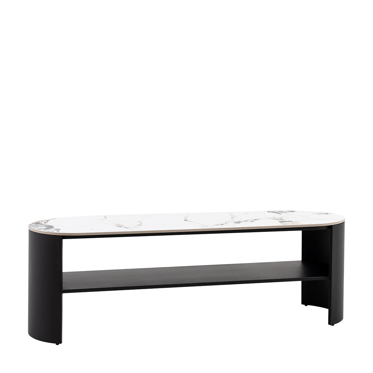 Maurice Marble & Metal Media Unit white marble, ÉDITÉ