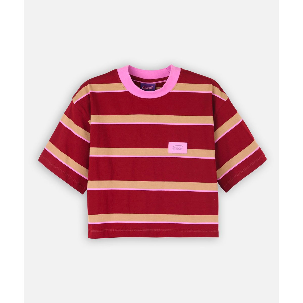 Tee-shirt jersey épais TWILIGHT plum, OXBOW