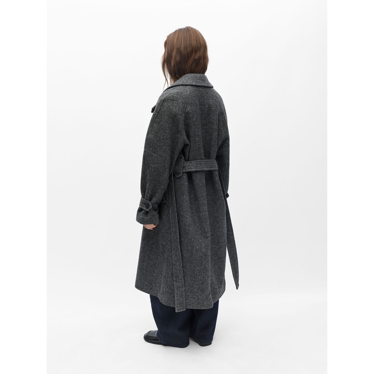 Manteau noir - black, OBJECT