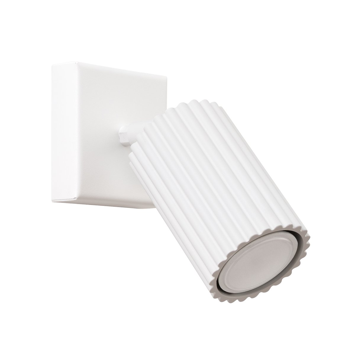 Applique Aluminium Blanc GU10 1 Karbon blanc, EDEN