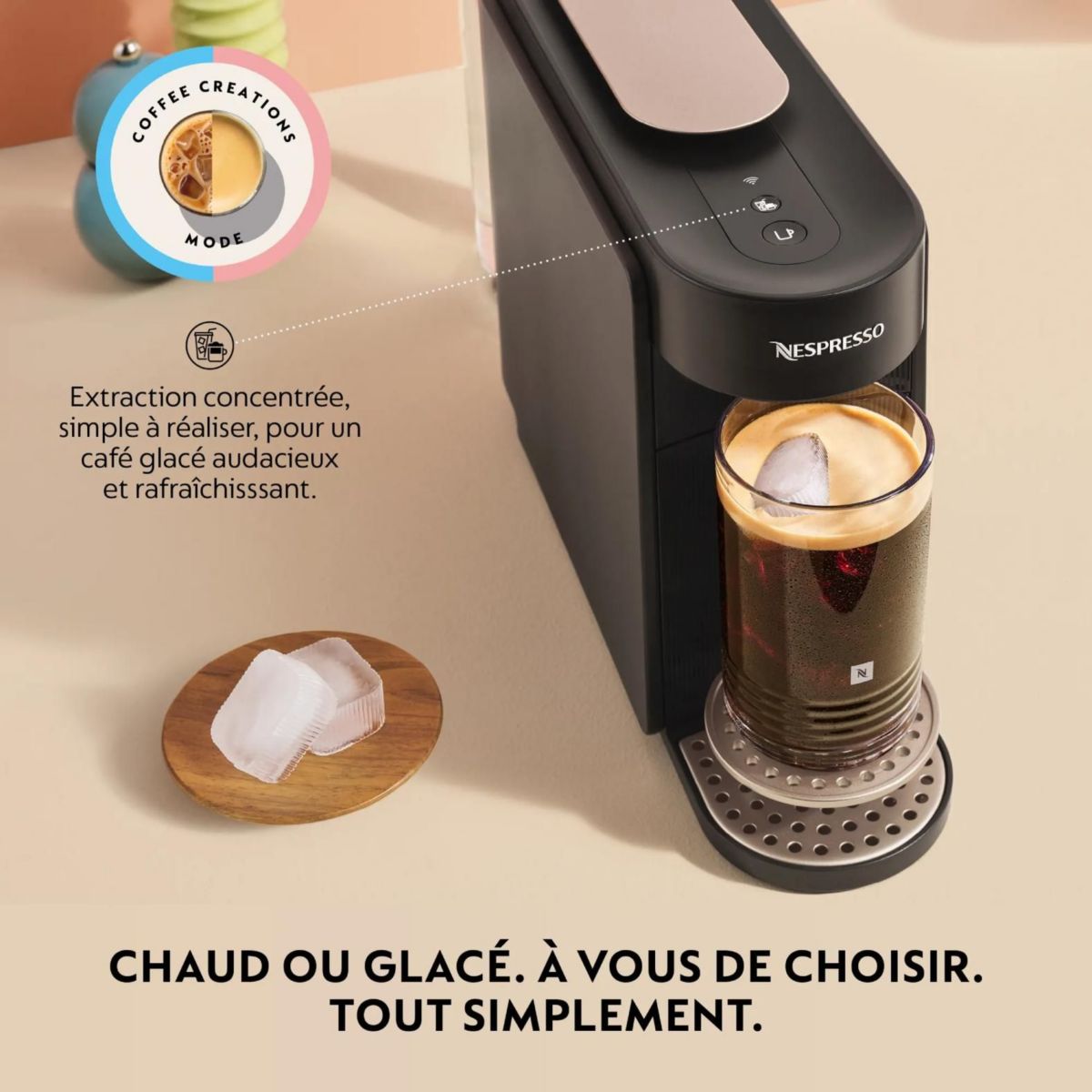 Cafetière à dosettes VERTUO UP Noire YY5859FD couleur unique, KRUPS