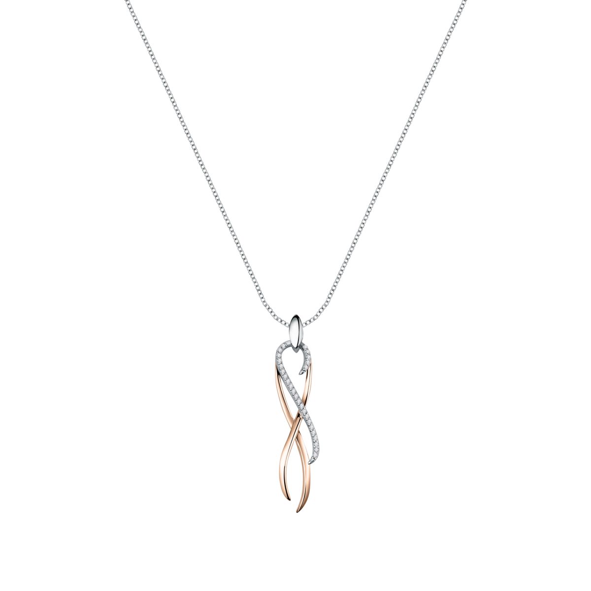 Collier en argent 925 ROSALINE argent, BLUESPIRIT