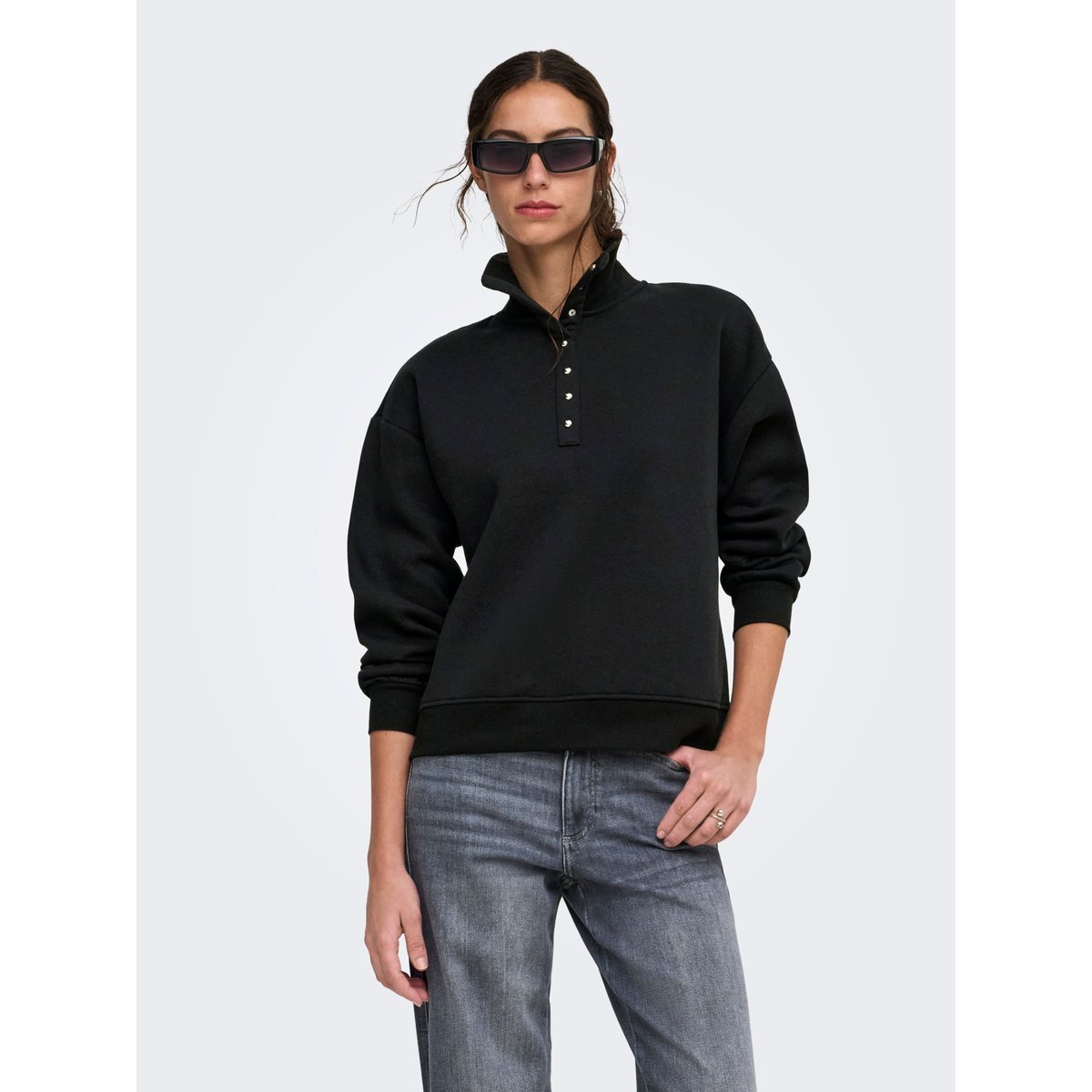 Sweat-Shirt black 1, ONLY