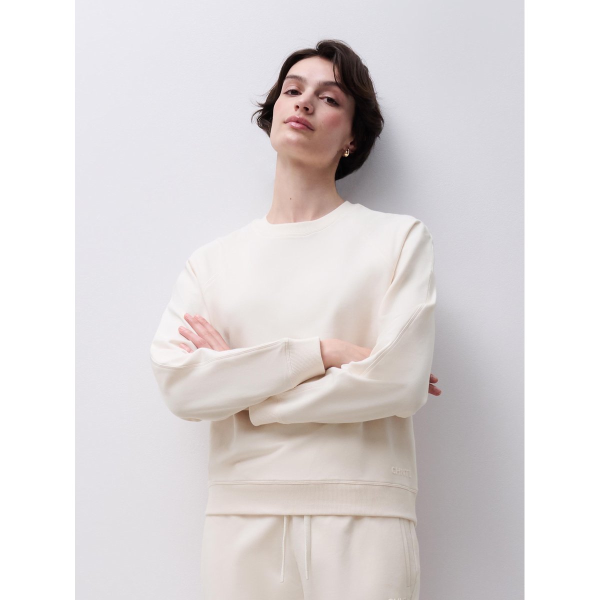 Sweat CHNTL cream pink, CHANTELLE