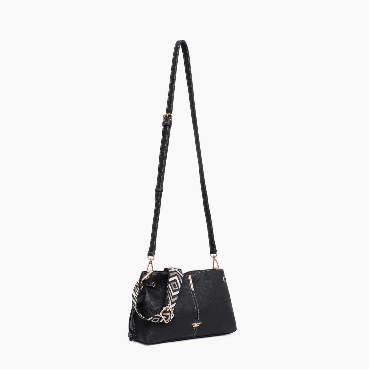 Sac multi poches Taloum M noir,doré, LOLLIPOPS