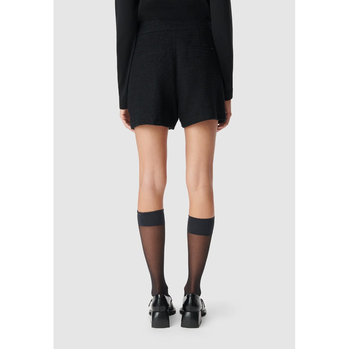 Short effet tweed noir, IKKS