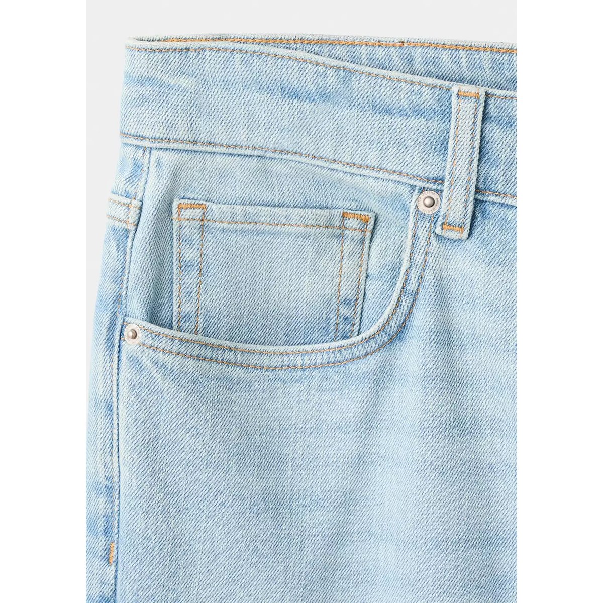 Jean Ben cropped tapered-fit bleu clair, MANGO MAN