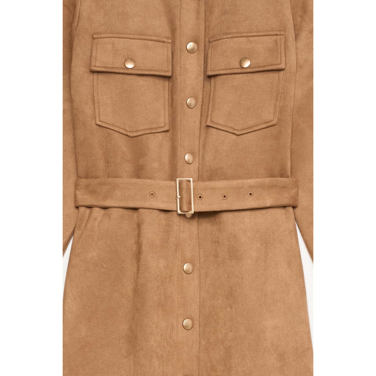ROBE MIDI EN DAIM marron, SALSA JEANS
