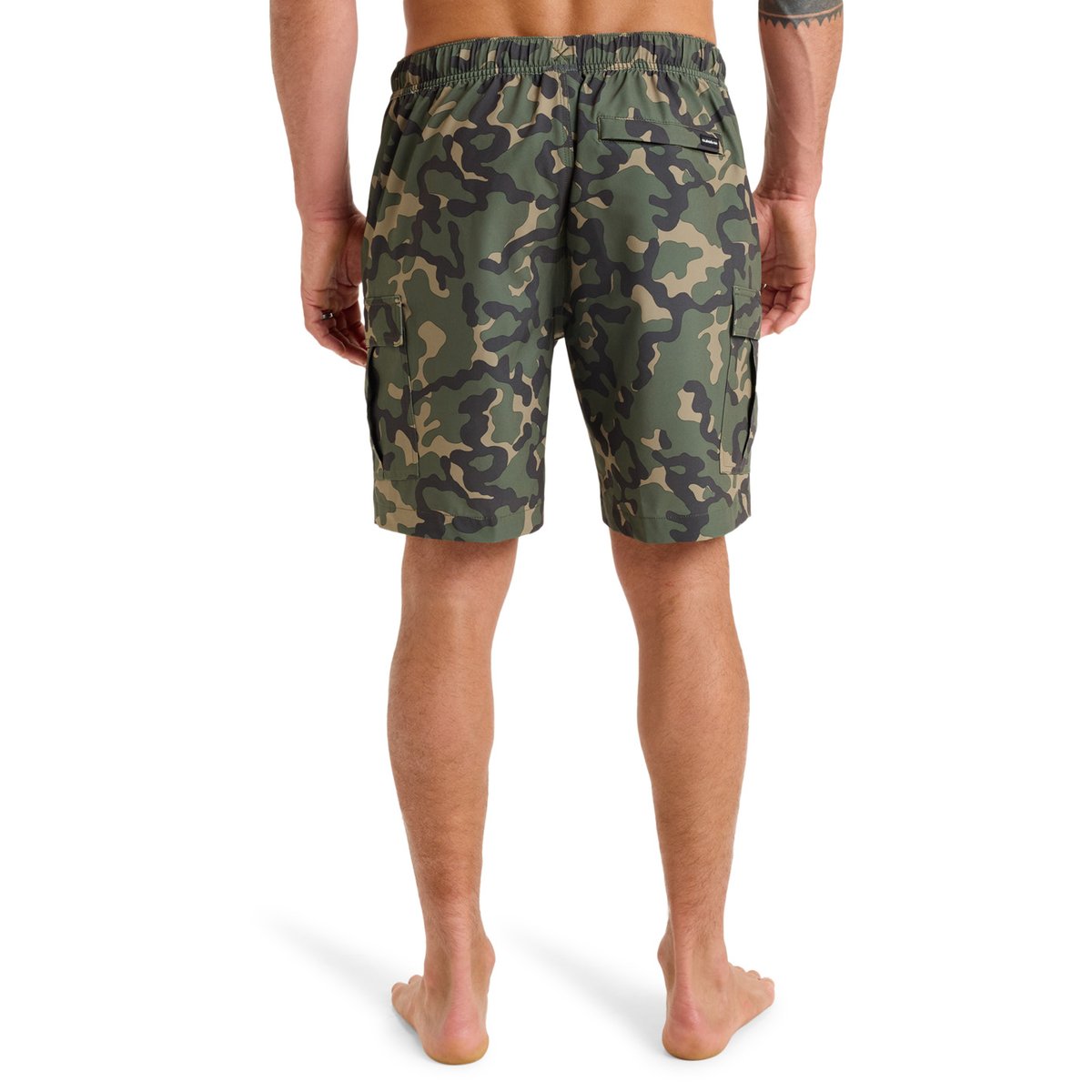 Short hybride HALF 19" beige aloe butancamo, QUIKSILVER