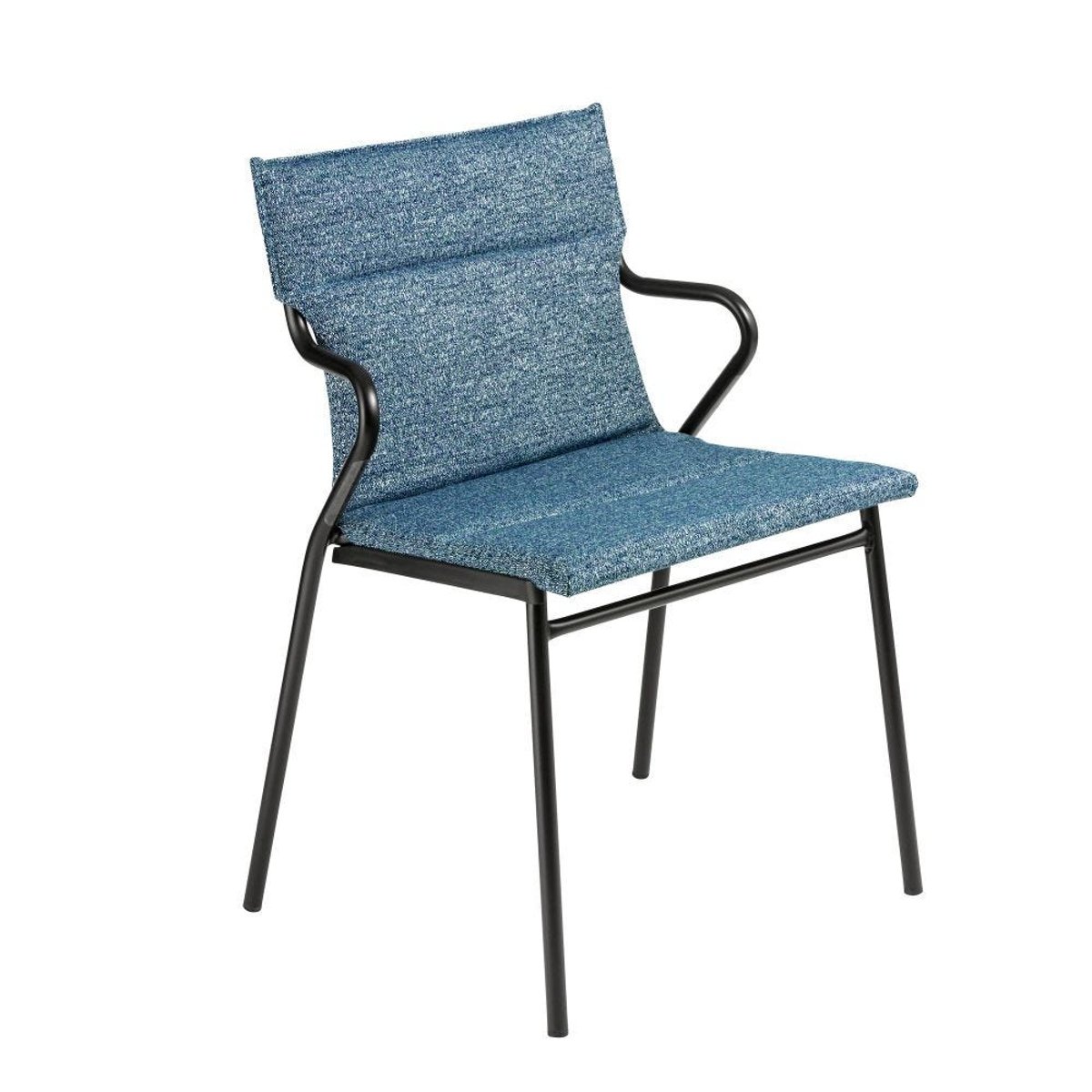 Fauteuil de repas matelassé - ANCÔNE cobalt, LAFUMA MOBILIER