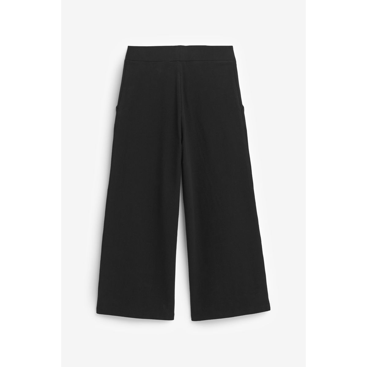 Pantalon large en jersey noir, NEXT