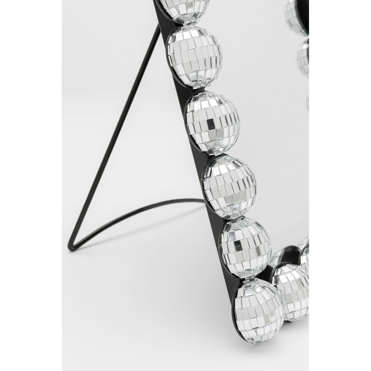 Miroir de table rectangle boules disco, DISCO BALLS argent, KARE DESIGN