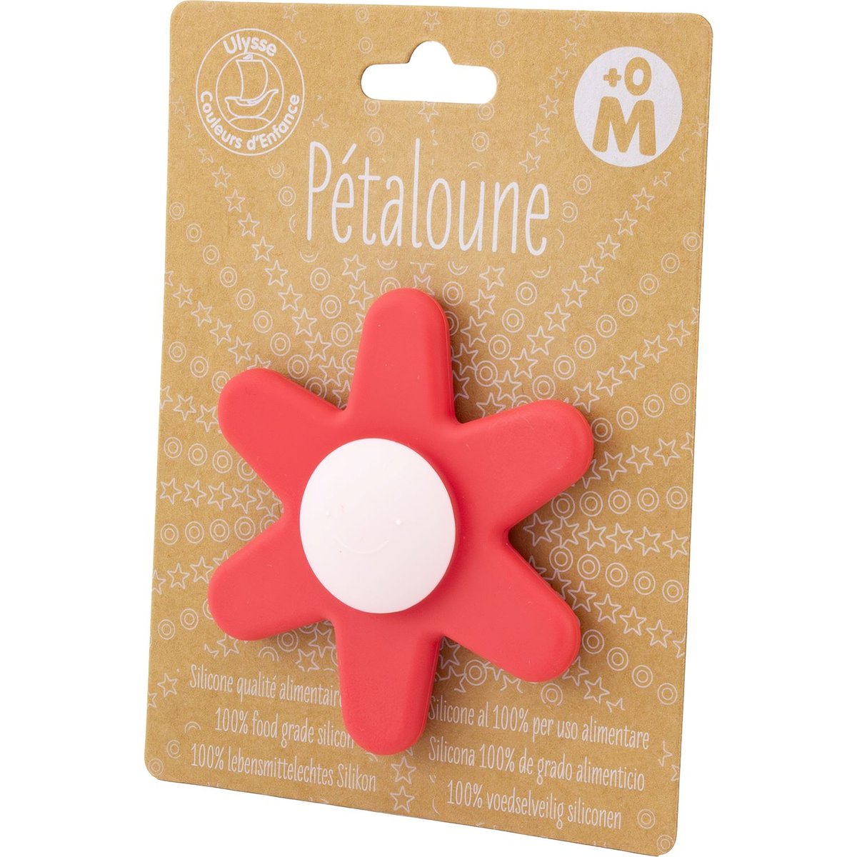 Spinner sensoriel fleur PETALOUNE rouge, ULYSSE