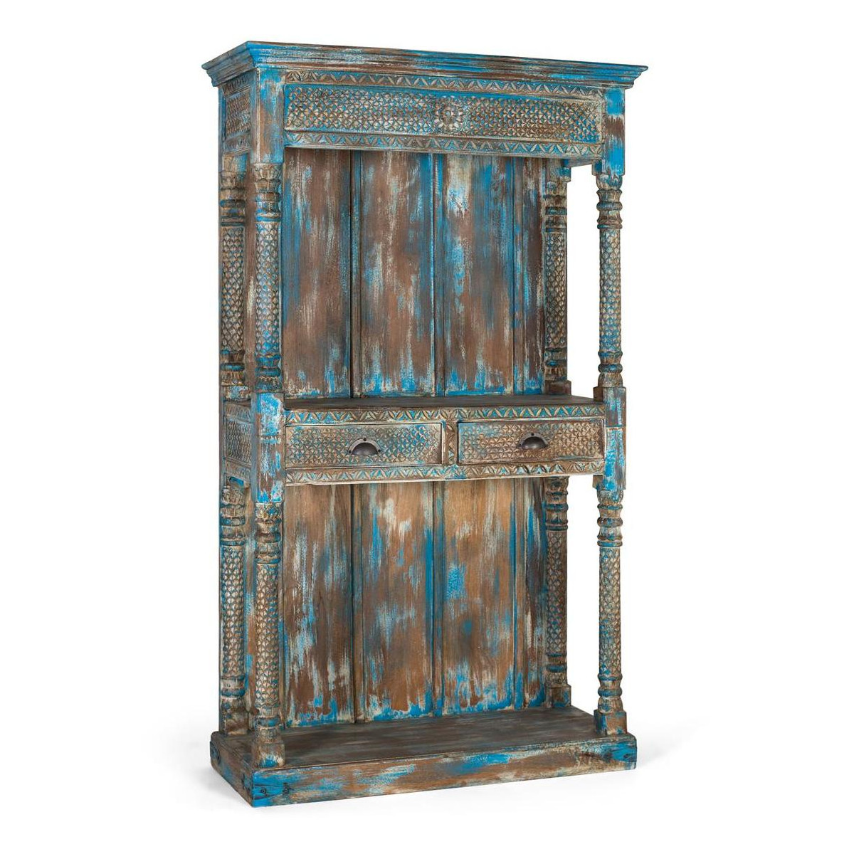 Etagère bleu, DECORATION D’AUTREFOIS