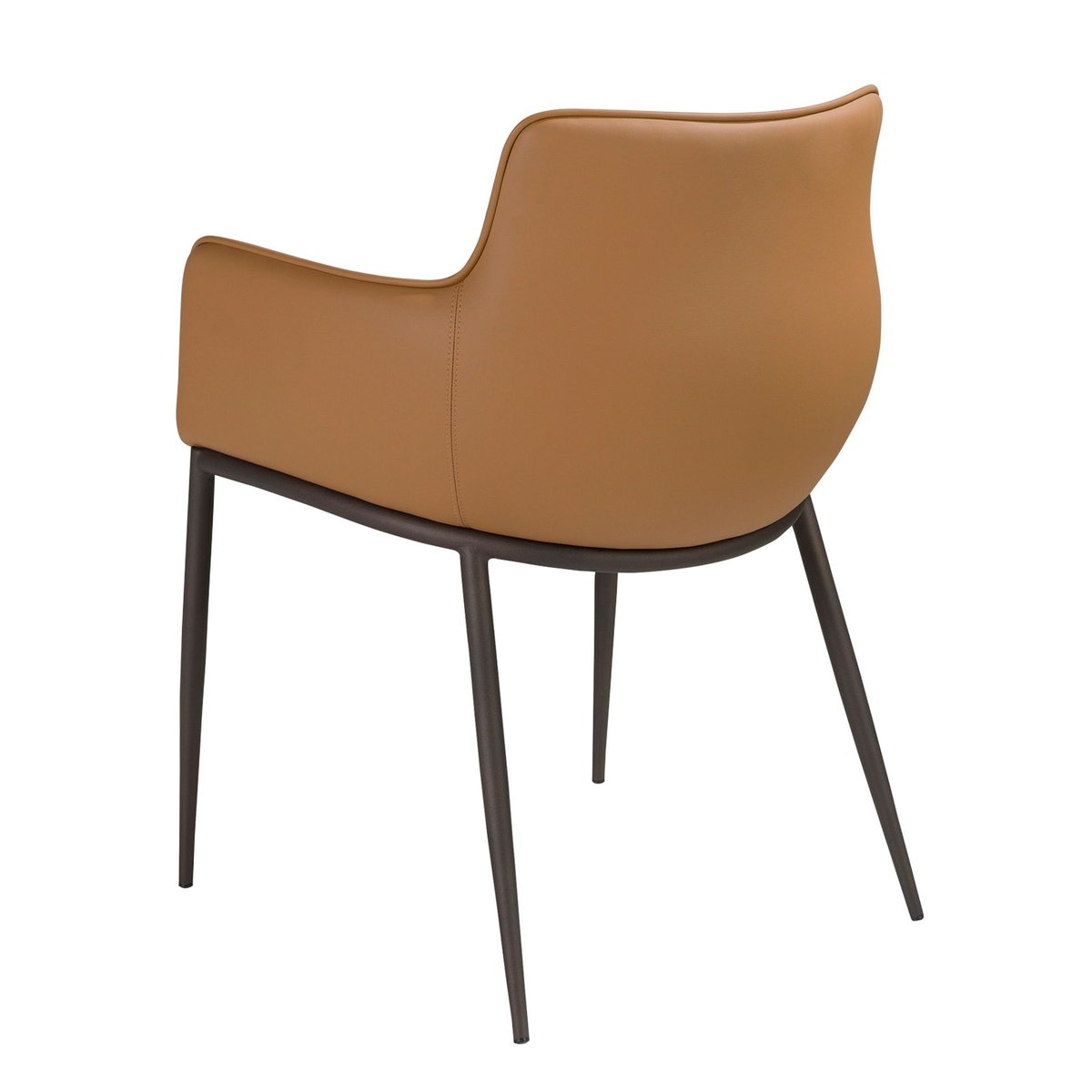 Chaise similicuir marron | noir, ANGEL CERDA