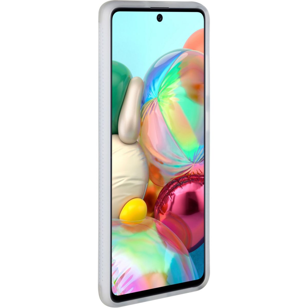 Coque Samsung A71 Antichoc transparent couleur unique, ADEQWAT