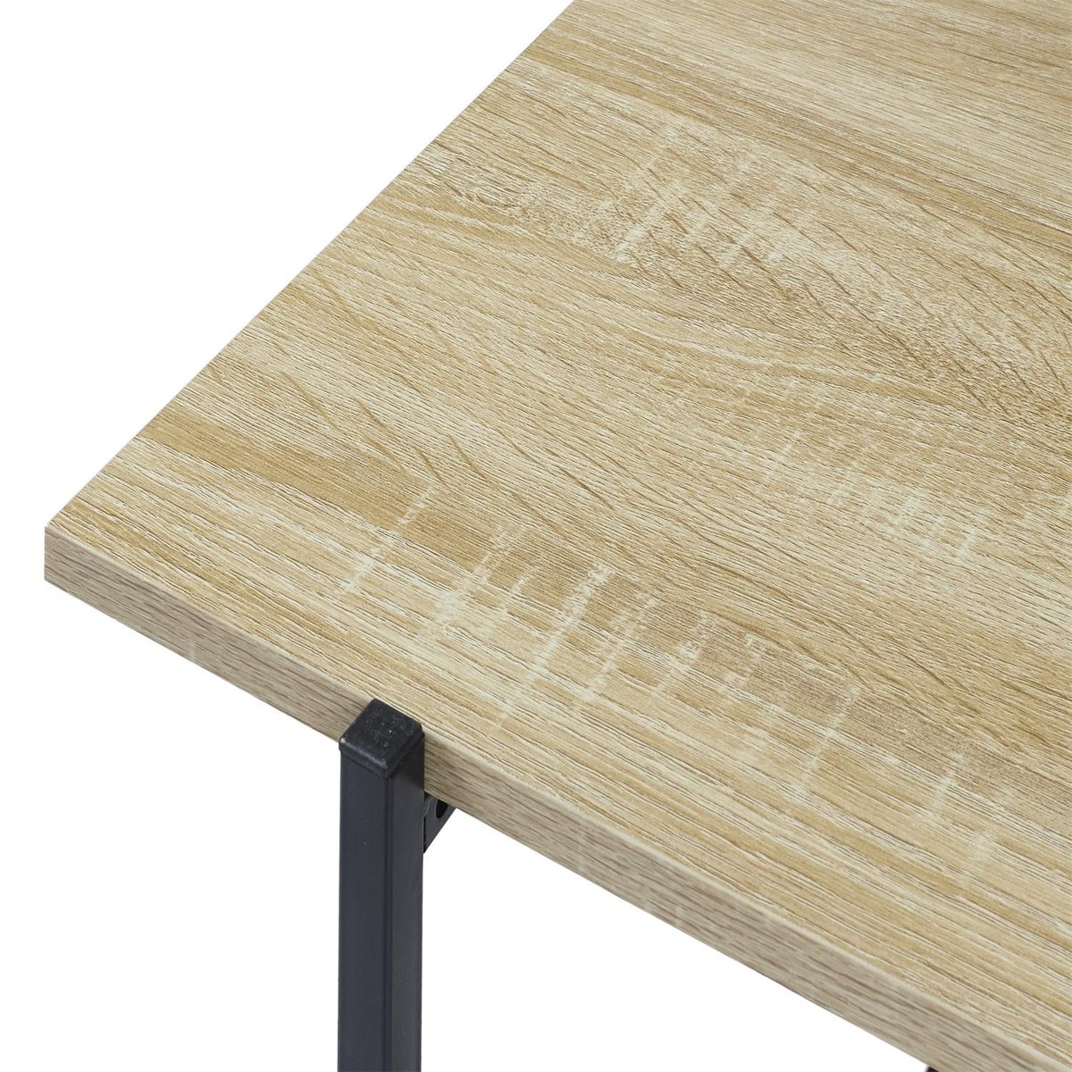 Table basse en bois et métal KALO marron, THE HOME DECO FACTORY