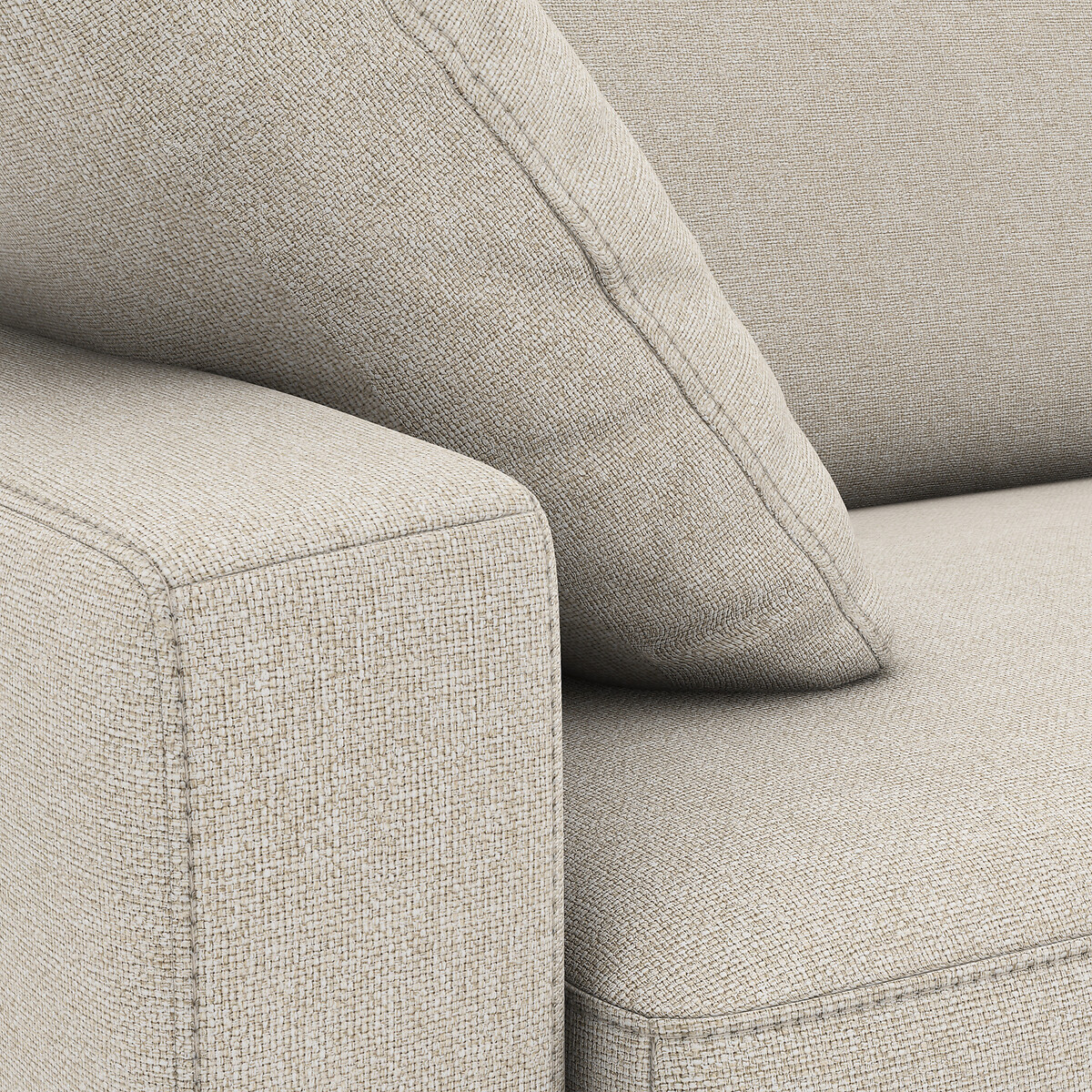 Canapé convertible 2, 3 ou 4 places, Comfort Bultex®, en polyester, TIMOR ecru, LA REDOUTE INTERIEURS