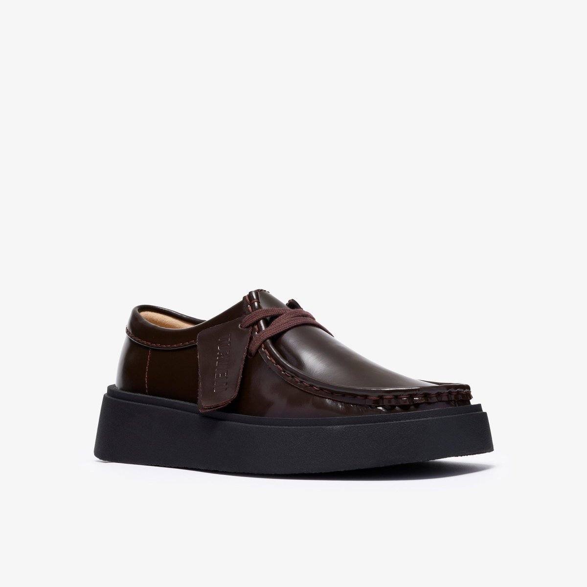 Derbies richelieus Cuir TORVIEW W marron foncé, CLARKS