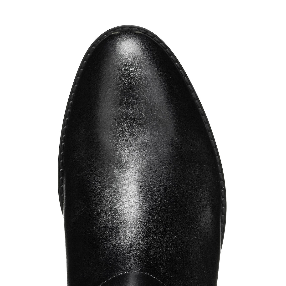 Felicity Leather Riding Boots with Elastic black, GEOX
