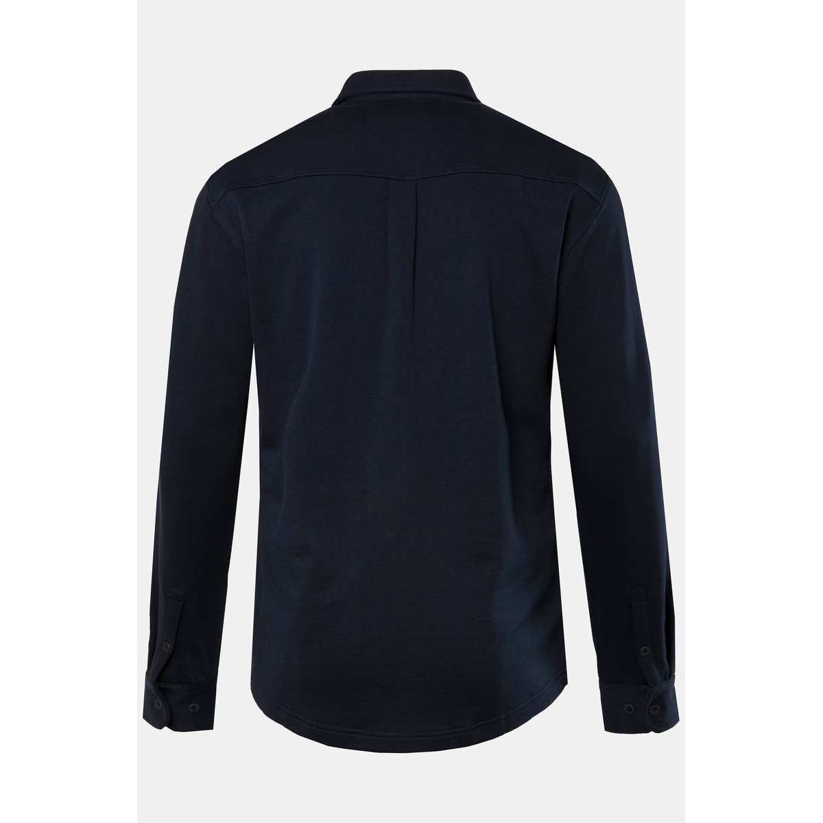 Chemise en molleton. Col Kent et bleu marine, JP1880