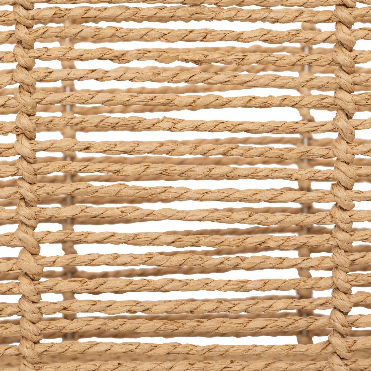 Set de 2 caisses tressées EUGÈNE beige, ATMOSPHERA