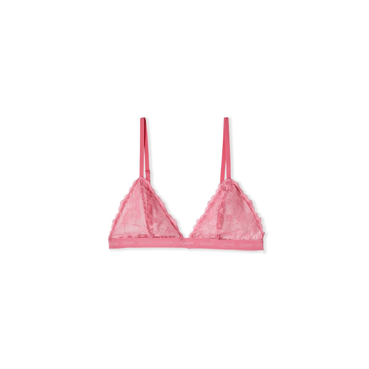 Soutien-gorge triangle en dentelle FOLIE rose, ETAM