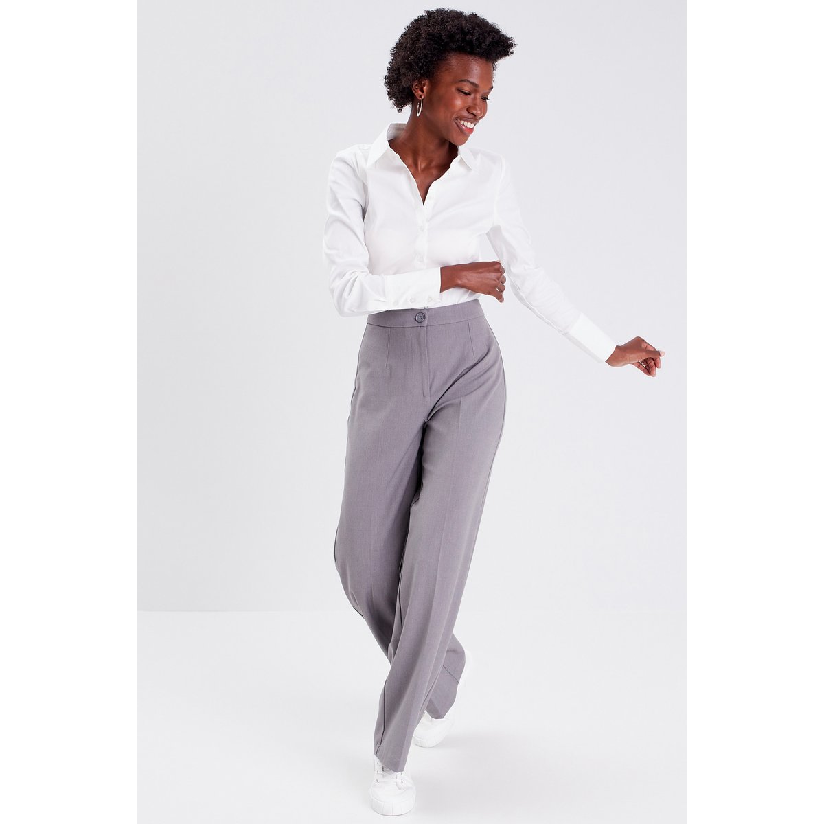 Chemise manches longues ecru, CACHE CACHE