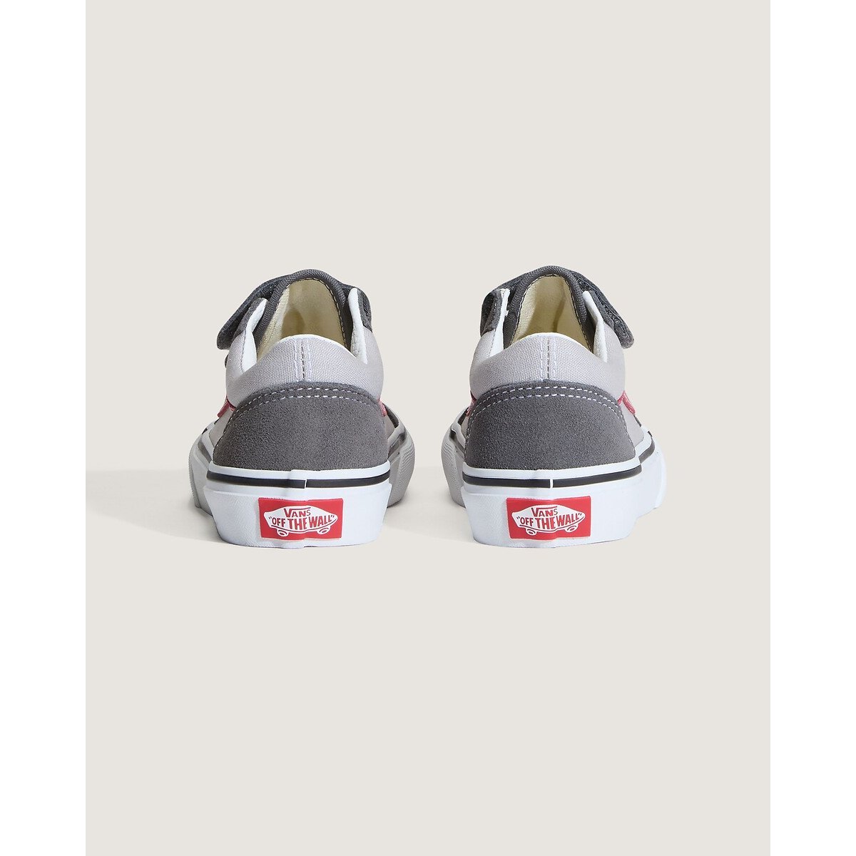 Kids Leather Trainers grey, VANS