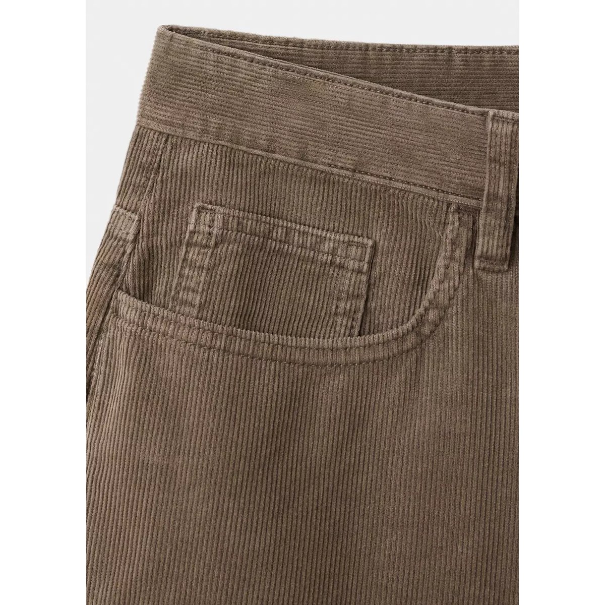 Jean droit en velours côtelé tabac, MANGO TEEN
