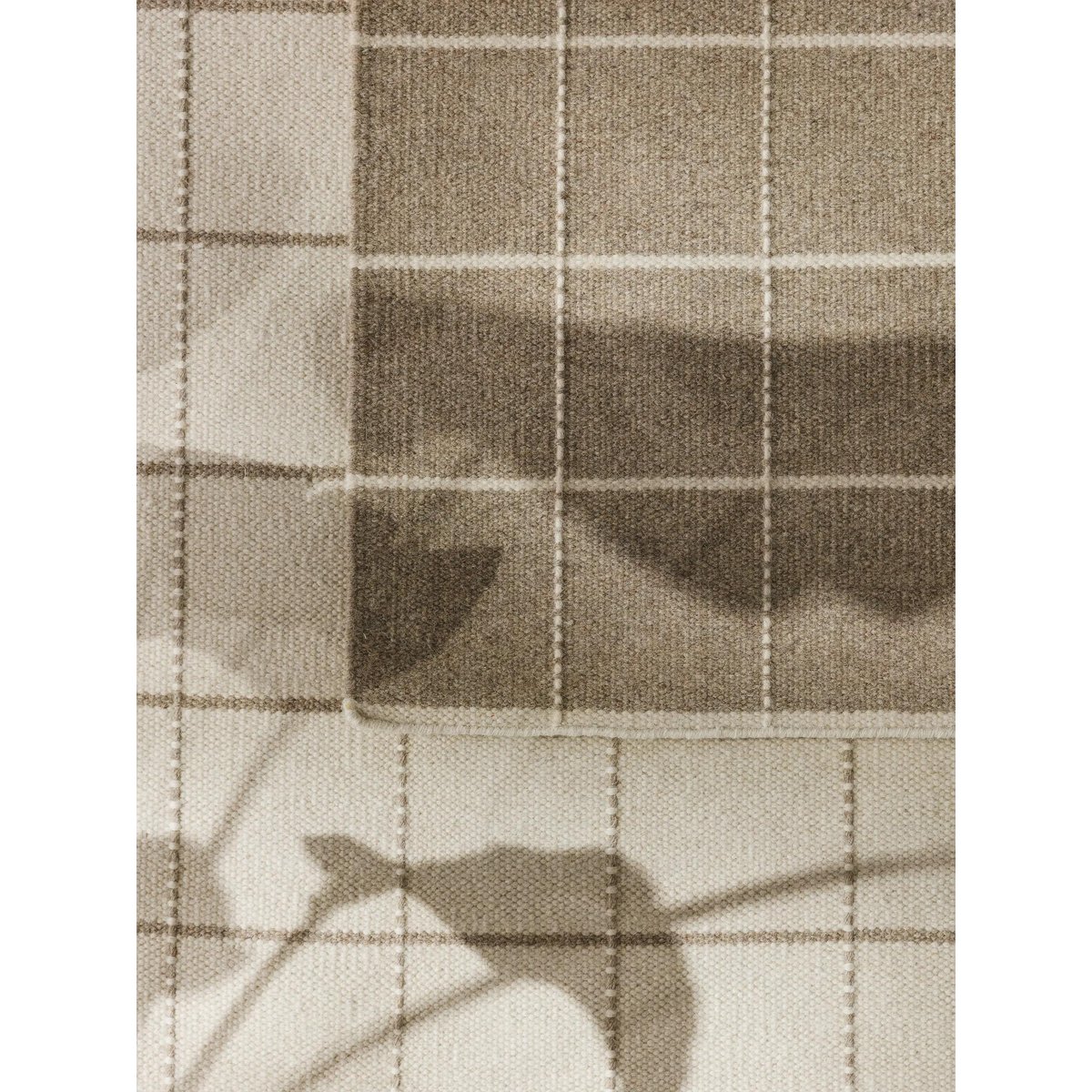 Tapis de couloir en laine tissé main GYDA crème, BENUTA